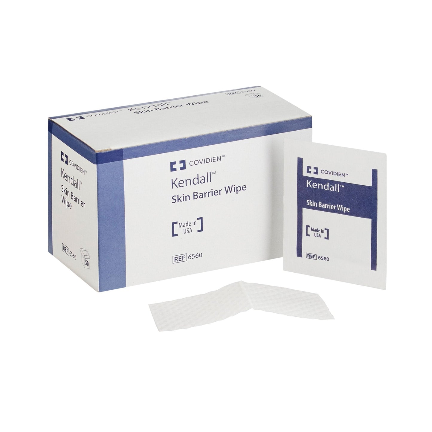 Skin Barrier Wipe Kendall™ 85% / 10% Strength Isopropyl Alcohol / Acrylic Polymer Individual Packet Large NonSterile, Packaging Type- Box