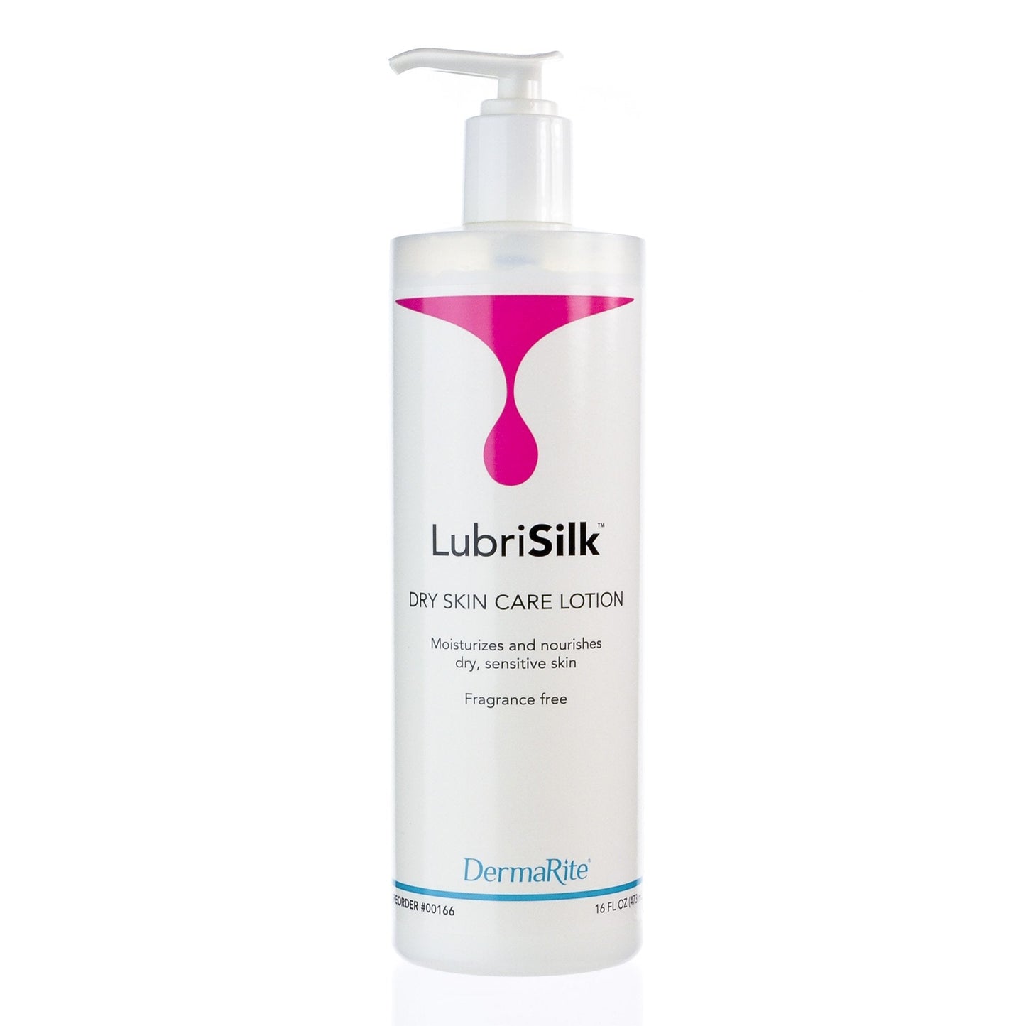Hand and Body Moisturizer LubriSilk 16 oz. Pump Bottle Unscented Lotion, Packaging Type- Each