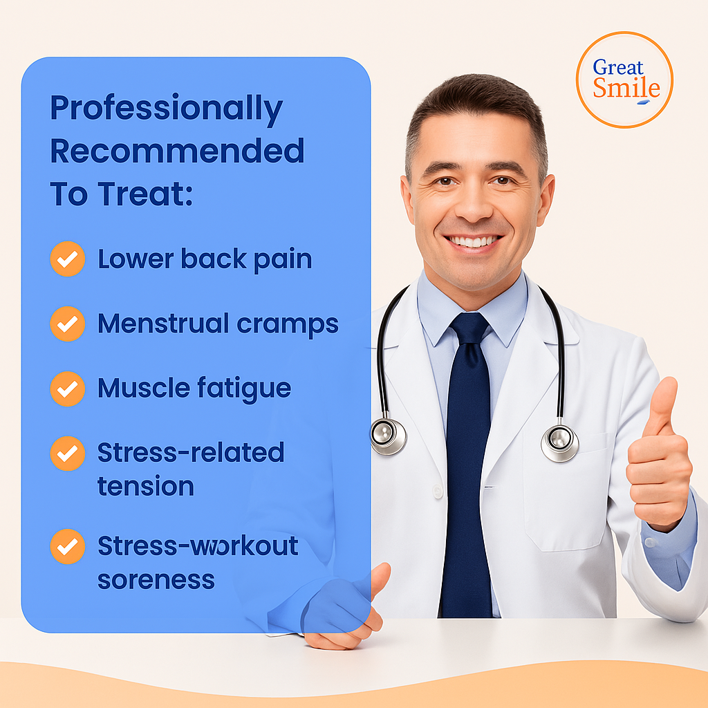 FlowWarm™ Menstrual Heating Pad – Portable, Fast Relief, USB Powered