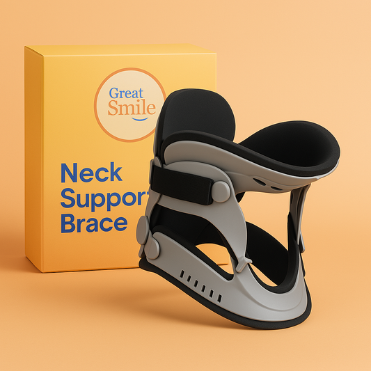 AlignoFlex Neck Support Brace – Adjustable Cervical Collar for Pain Relief & Posture