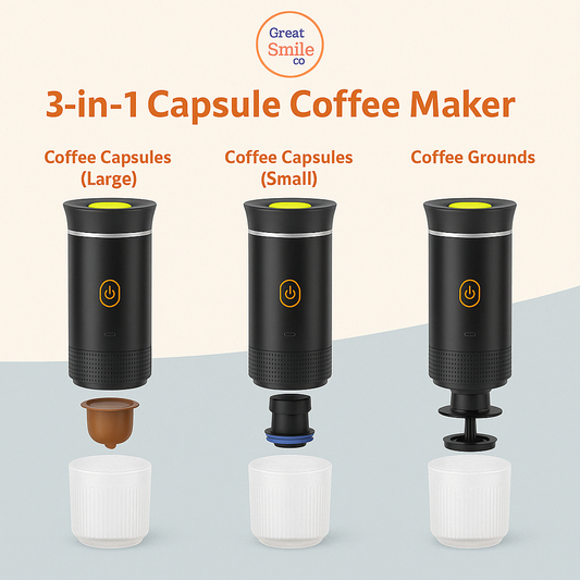 JetBrew 3-in-1 Travel Espresso Maker – Rechargeable & Capsule Ready