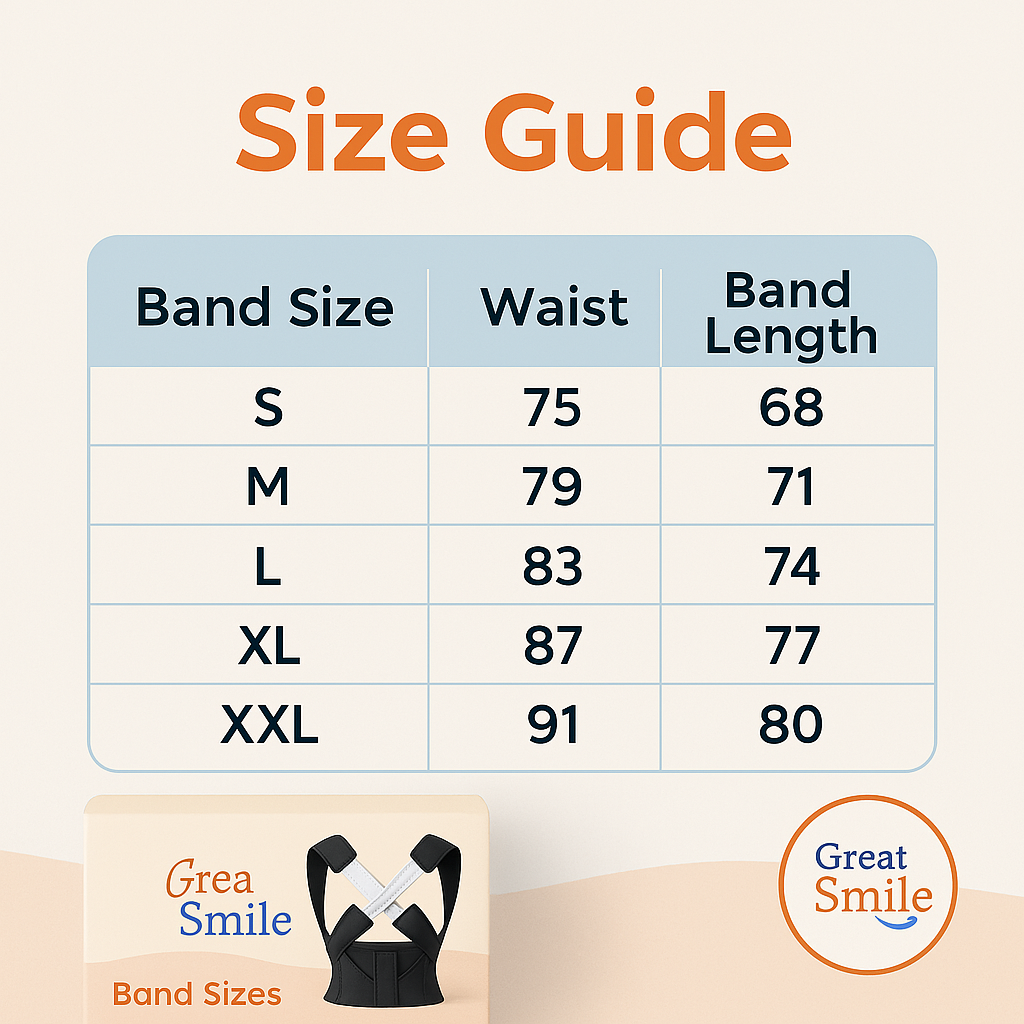 BackEase™ Posture Corrector – Adjustable Support for Better Alignment