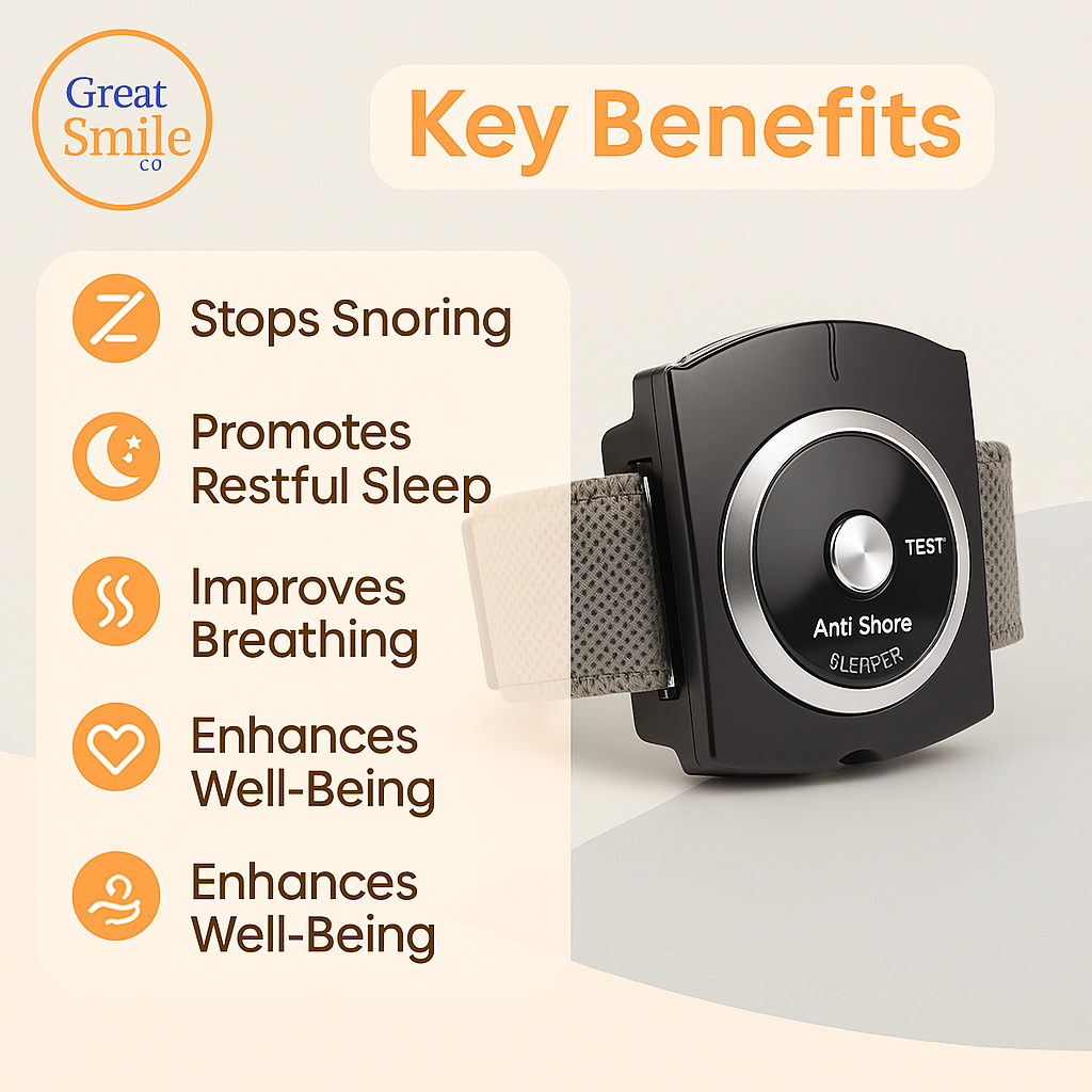 SilentEase™ Anti-Snore Device – Comfortable, Easy Sleep Solution