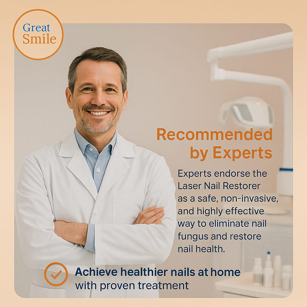 ClearGlow™ Laser Nail Restorer – At-Home Device for Healthy, Spot-Free Nails