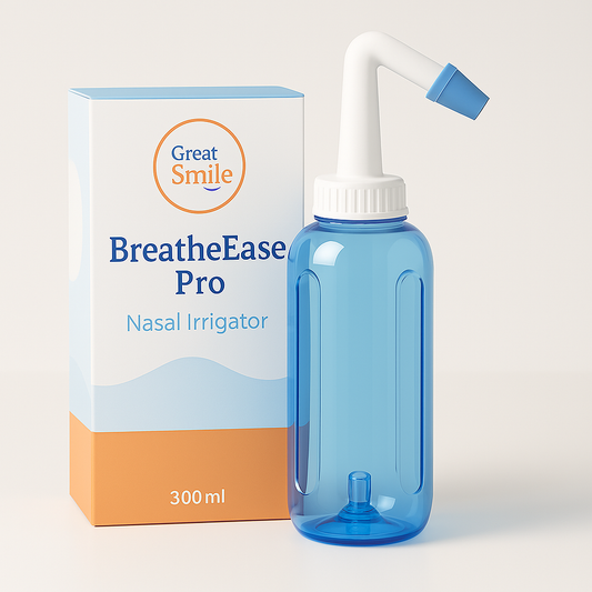 BreatheEase Pro Nasal Irrigator – Advanced Sinus Relief System
