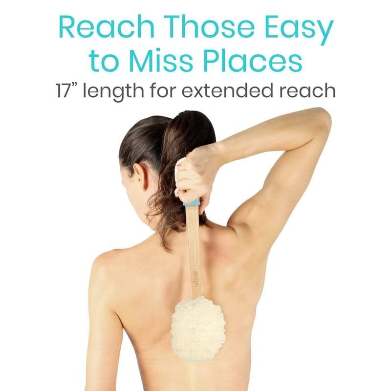 Loofah Brush - Black - loofah-body-brush