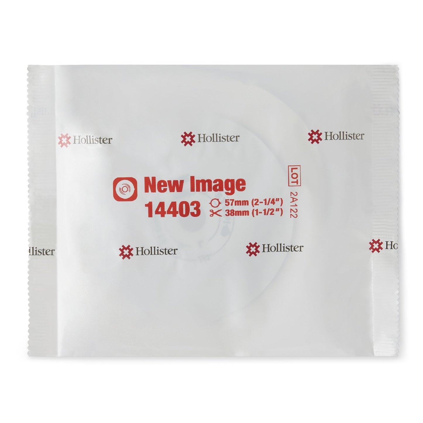 Ostomy Barrier FlexWear Trim to Fit, Standard Wear Adhesive Tape 57 mm Flange Red Code System Hydrocolloid Up to 1-1/2 Inch Opening, Packaging Type- Box