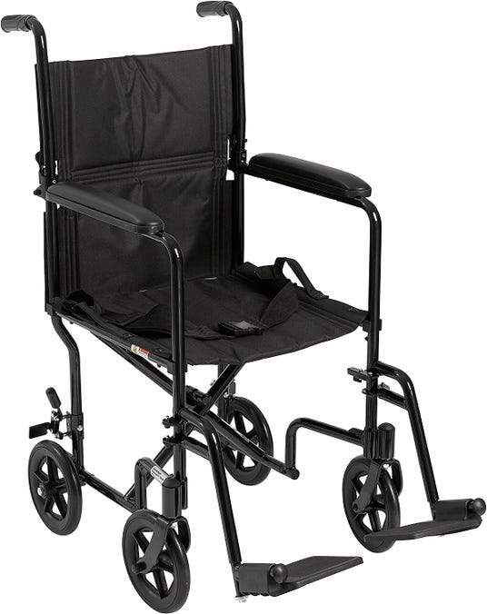 Astra Lightweight Aluminum Transport Chair
