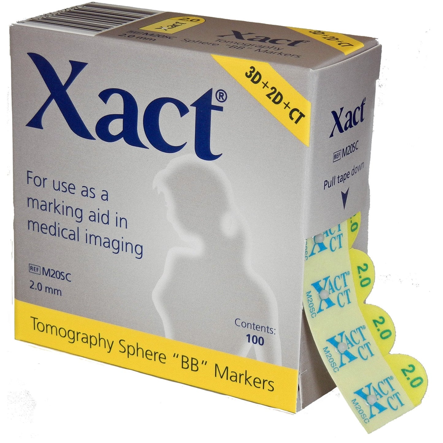 Radiology Skin Marker Xact Nipple, Packaging Type- Box