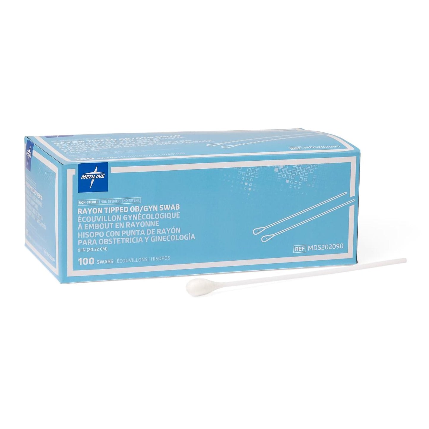 OB/GYN Swab 8 Inch Length NonSterile, Packaging Type- Box