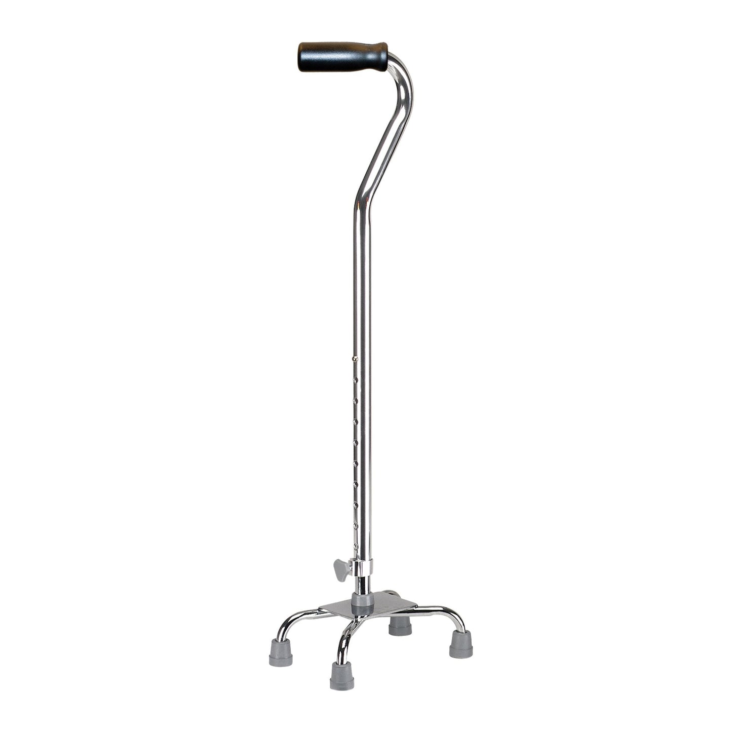 Small Base Quad Cane drive™ Aluminum 30 to 39 Inch Height Chrome, Packaging Type- Each