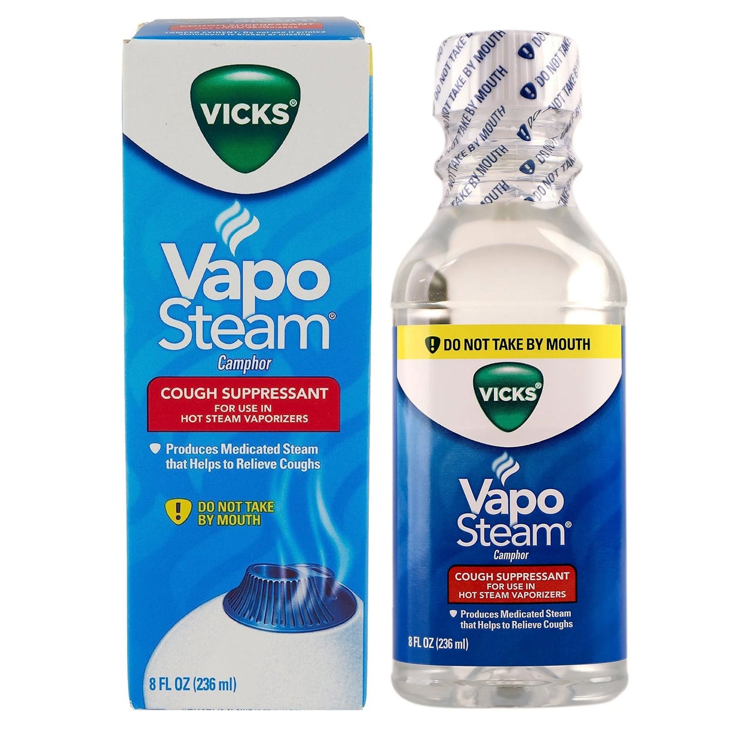 Cough Suppressent Vicks VapoSteam Inhalation Solution 8 oz., Packaging Type- Each