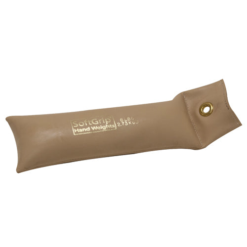 SoftGrip Hand Weight 6 lb Tan