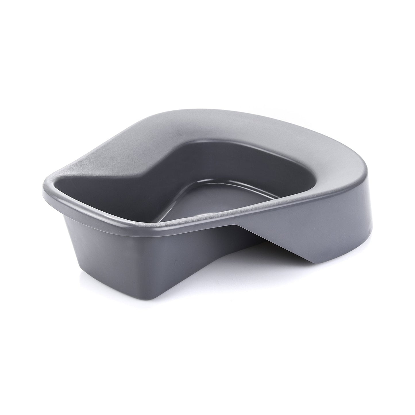 Pontoon Bedpan McKesson Graphite 2 Quart / 1893 mL, Packaging Type- Each