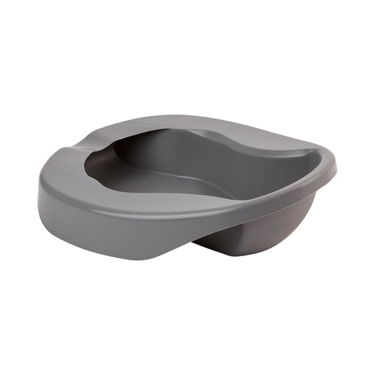 Pontoon Bedpan McKesson Graphite 2 Quart / 1893 mL, Packaging Type- Each