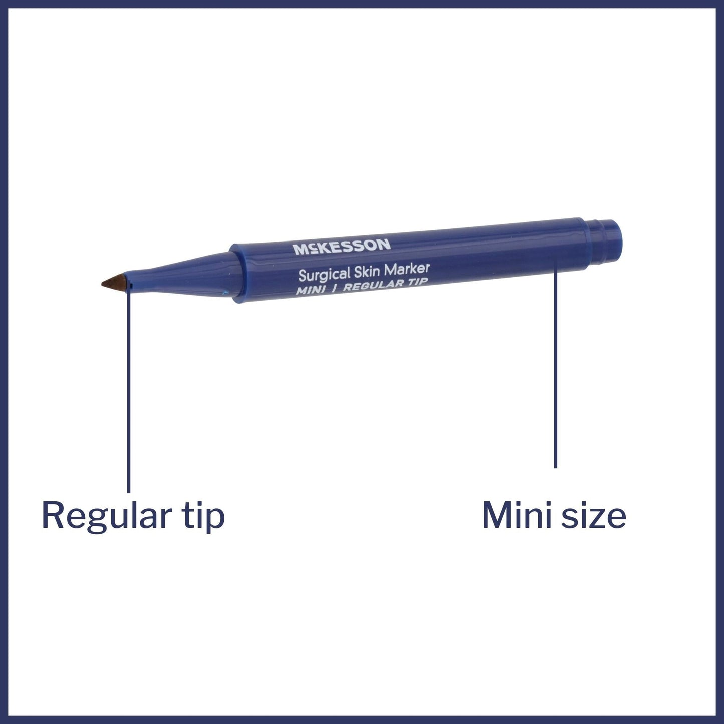 Skin Marker McKesson Prep-Resistant Gentian Violet Ink NonSterile Mini Regular Tip, Packaging Type- Box