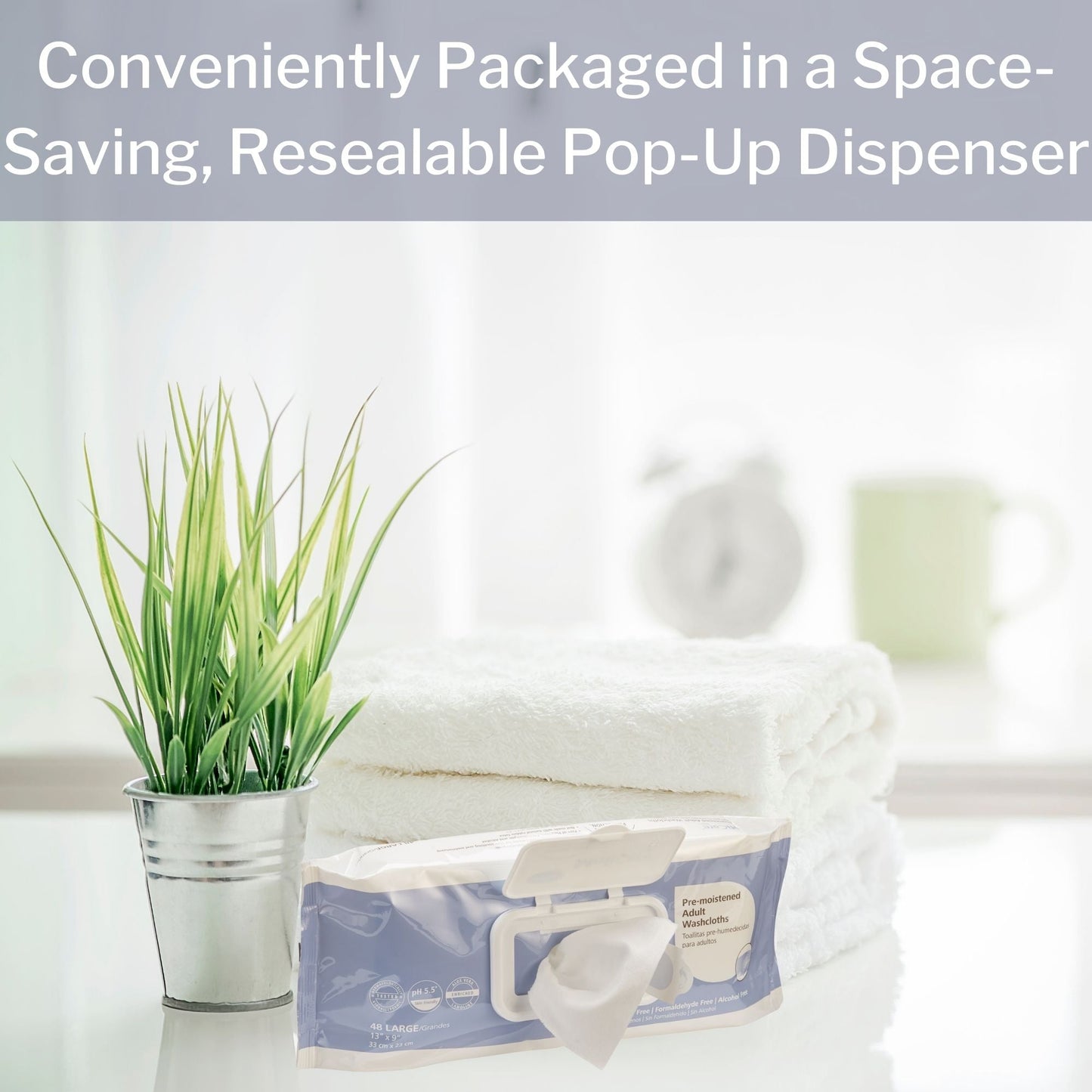Personal Cleansing Wipe MoliCare Skin Soft Pack Scented 50 Count, Packaging Type- Case