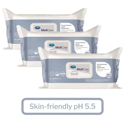 Personal Cleansing Wipe MoliCare Skin Soft Pack Scented 50 Count, Packaging Type- Case