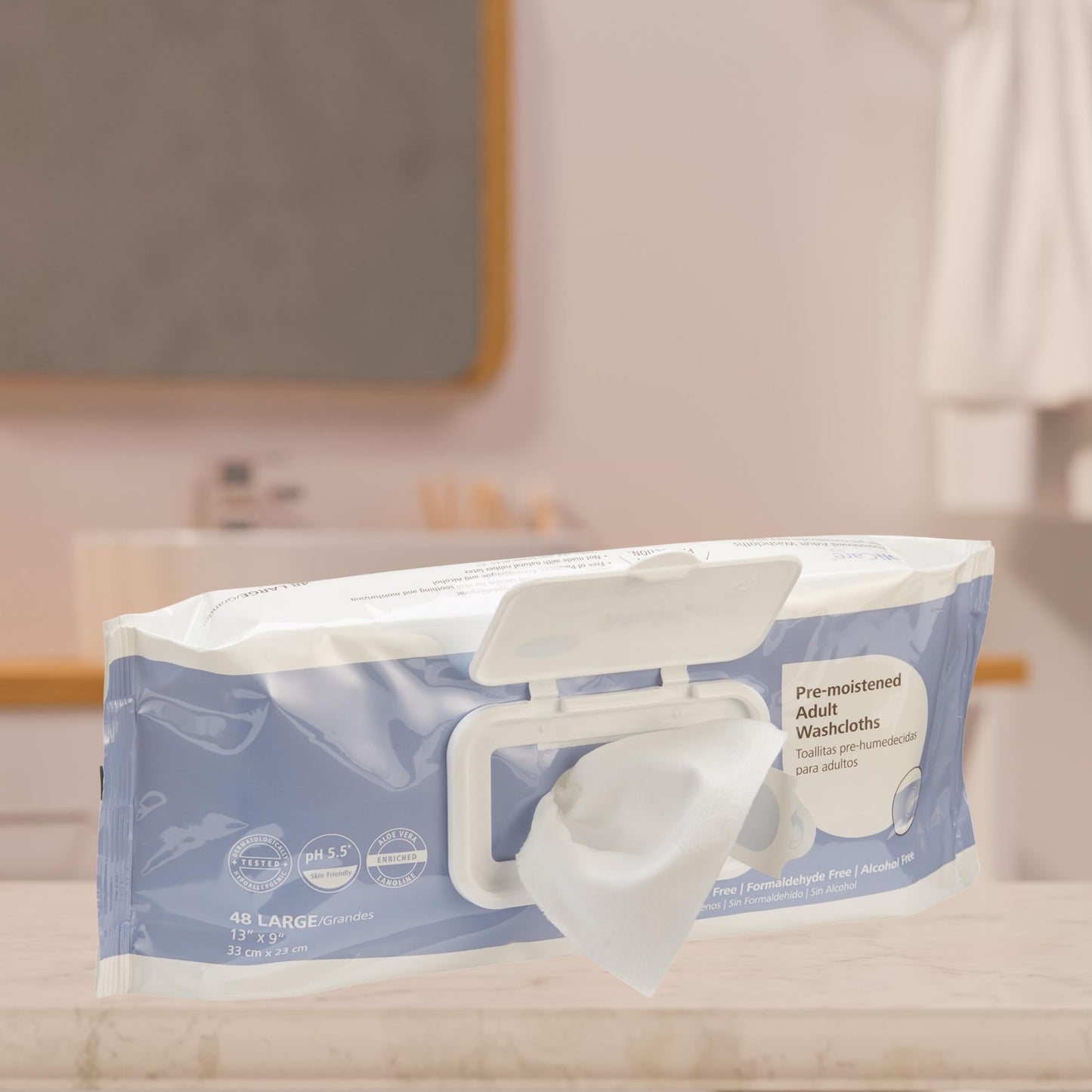 Personal Cleansing Wipe MoliCare Skin Soft Pack Scented 50 Count, Packaging Type- Case