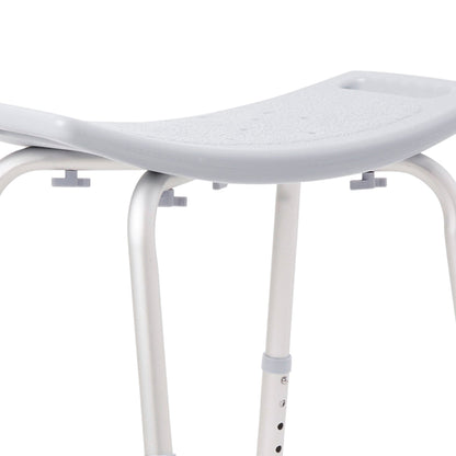 Bath Bench McKesson Without Arms Aluminum Frame Without Backrest 19-1/4 Inch Seat Width 300 lbs. Weight Capacity, Packaging Type- Each