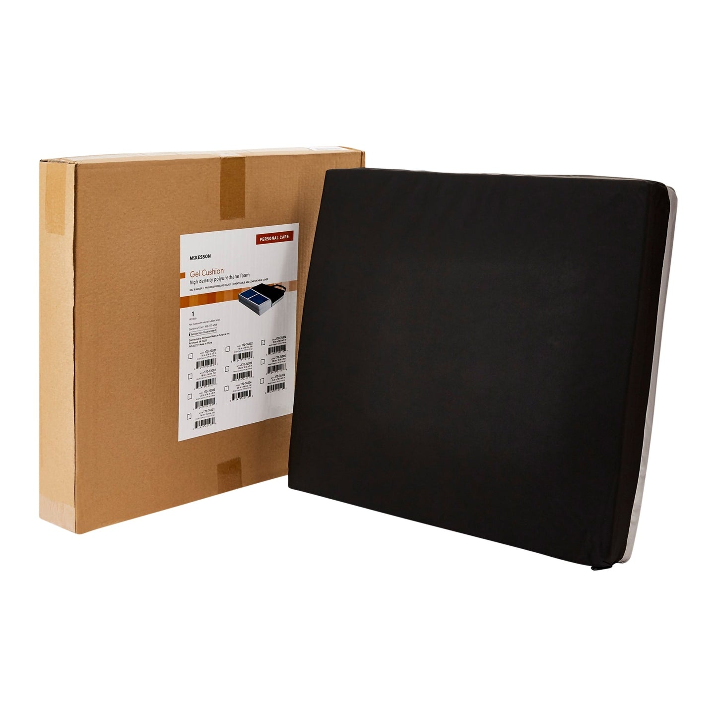 Seat Cushion McKesson 20 W X 18 L X 3 D Inch Foam / Gel, Packaging Type- Each