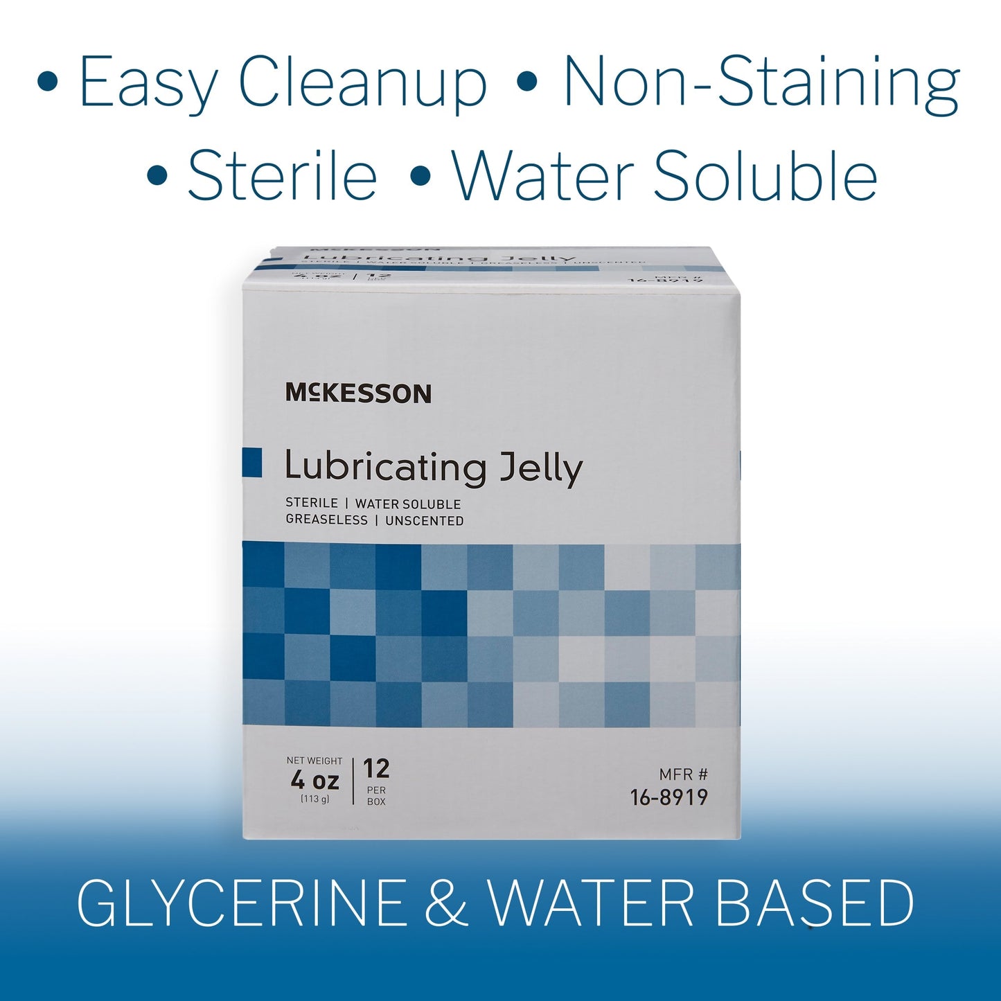 Lubricating Jelly McKesson 4 oz. Tube Sterile, Packaging Type- Box