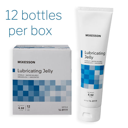 Lubricating Jelly McKesson 4 oz. Tube Sterile, Packaging Type- Box