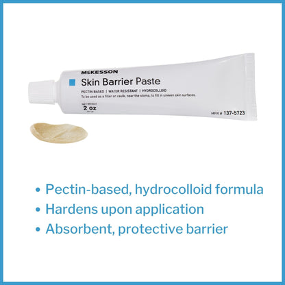 Ostomy Barrier Paste McKesson 2 oz. Tube, Pectin-Based, Protective Skin Barrier, Packaging Type- Each
