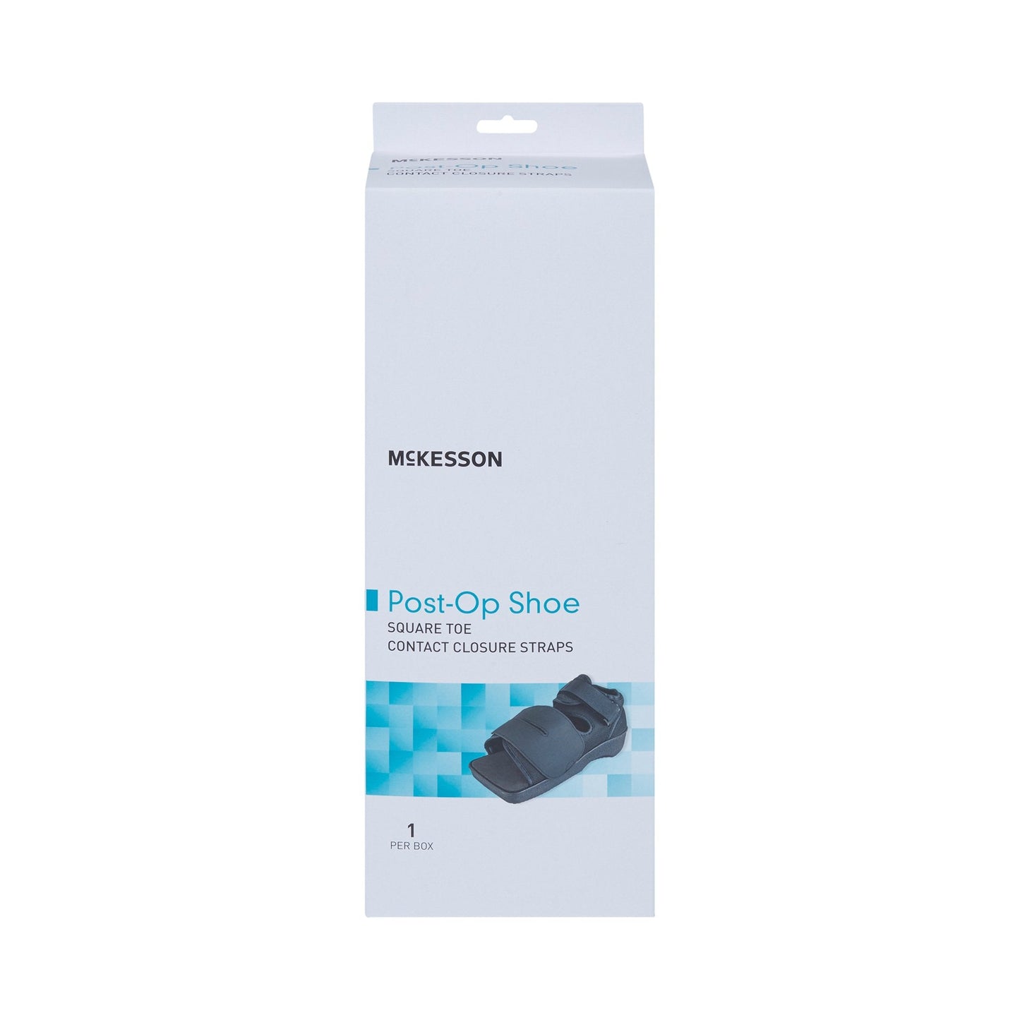 Post-Op Shoe McKesson Small Unisex Black, Packaging Type- Each