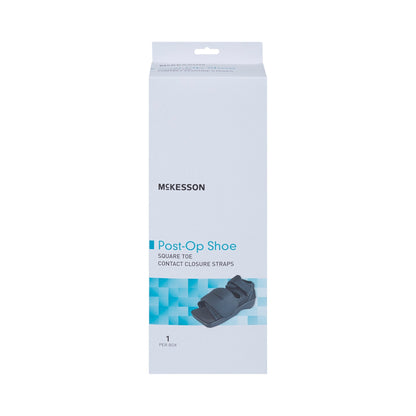 Post-Op Shoe McKesson Small Unisex Black, Packaging Type- Each