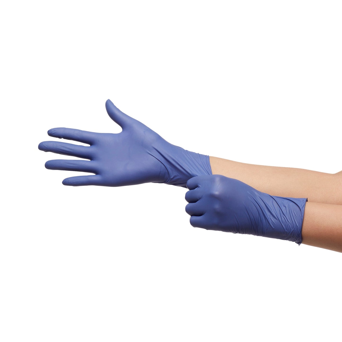 Exam Glove McKesson Confiderm LDC Small NonSterile Nitrile Standard Cuff Length Fully Textured Blue Chemo Tested / Fentanyl Tested, Packaging Type- Box