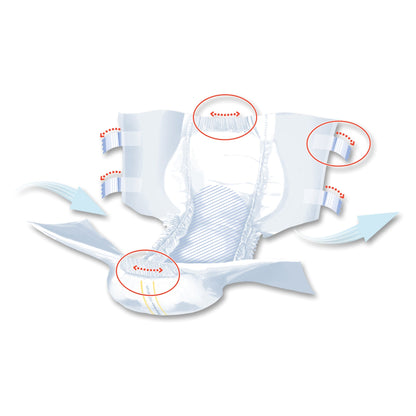 Unisex Adult Incontinence Brief Seni Super Quatro Medium Disposable Heavy Absorbency, Packaging Type- Case
