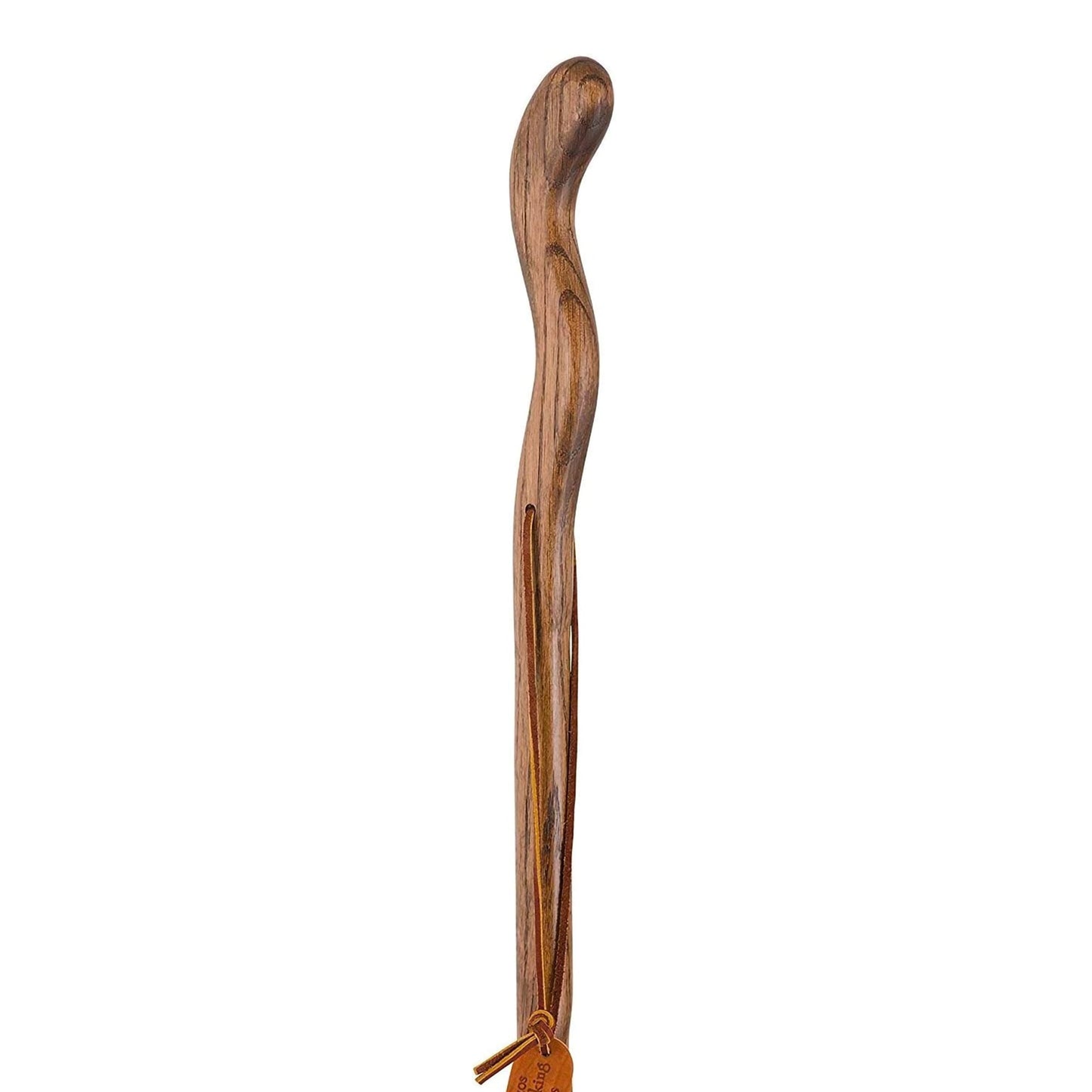 Walking Stick Brazos Twisted Fitness Walker Wood 48 Inch Height Brown