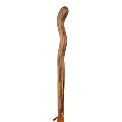 Walking Stick Brazos Twisted Fitness Walker Wood 48 Inch Height Brown
