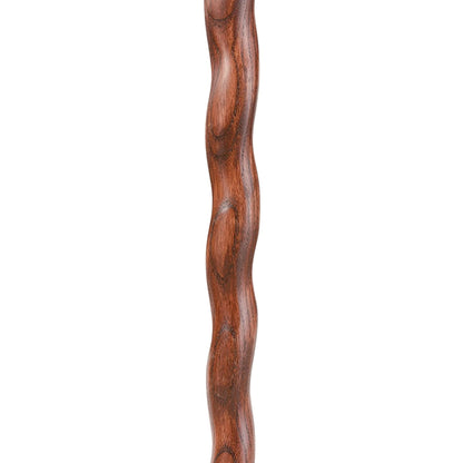 Walking Stick Brazos Twisted HitchHiker Wood 55 Inch Height Red Oak