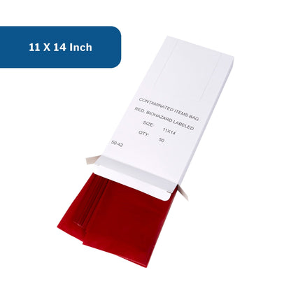 Infectious Waste Bag McKesson 1 to 6 gal. Red Bag 11 X 14 Inch, Packaging Type- Box