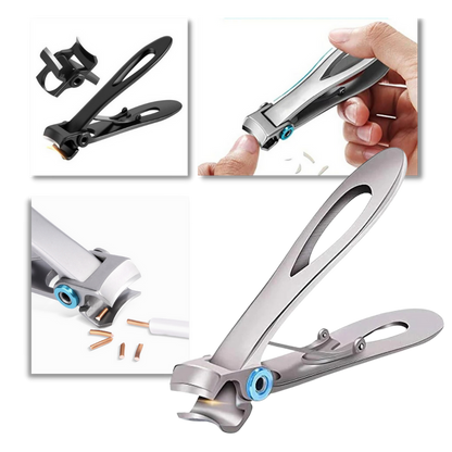 TrimWell™ Heavy-Duty Nail Clippers for Thick Nails - Stainless Steel, Wide Jaw Design
