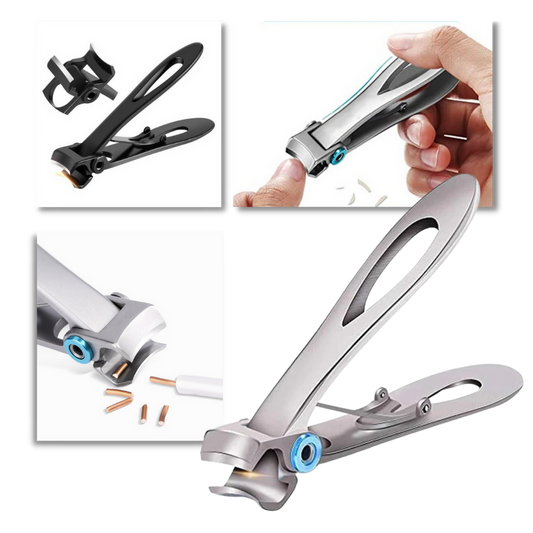 TrimWell™ Heavy-Duty Nail Clippers for Thick Nails - Stainless Steel, Wide Jaw Design