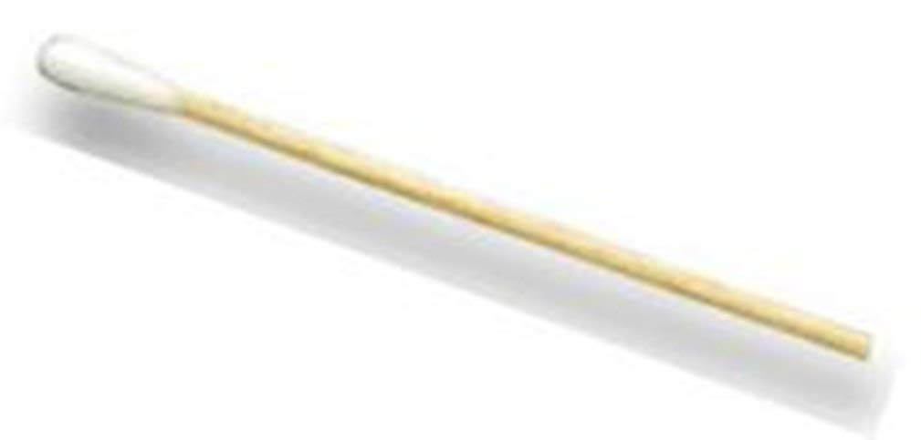Swabstick Puritan Cotton Tip Wood Shaft 6 Inch Sterile 5 per Pack, Packaging Type- Box