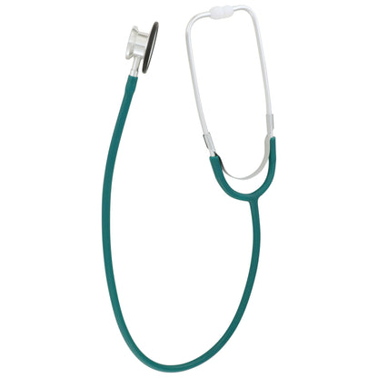 General Exam Stethoscope McKesson Teal Blue 1-Tube 22 Inch Tube Double Sided Chestpiece, Packaging Type- Each