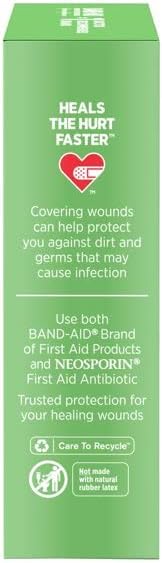 Non-Adherent Dressing Band-Aid Hurt-Free 3 X 4 Inch Sterile 10 per Pack, Packaging Type- Box