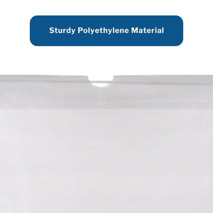 Patient Belongings Bag McKesson 4 X 20 X 20 Inch Polyethylene Drawstring Closure White, Packaging Type- Each