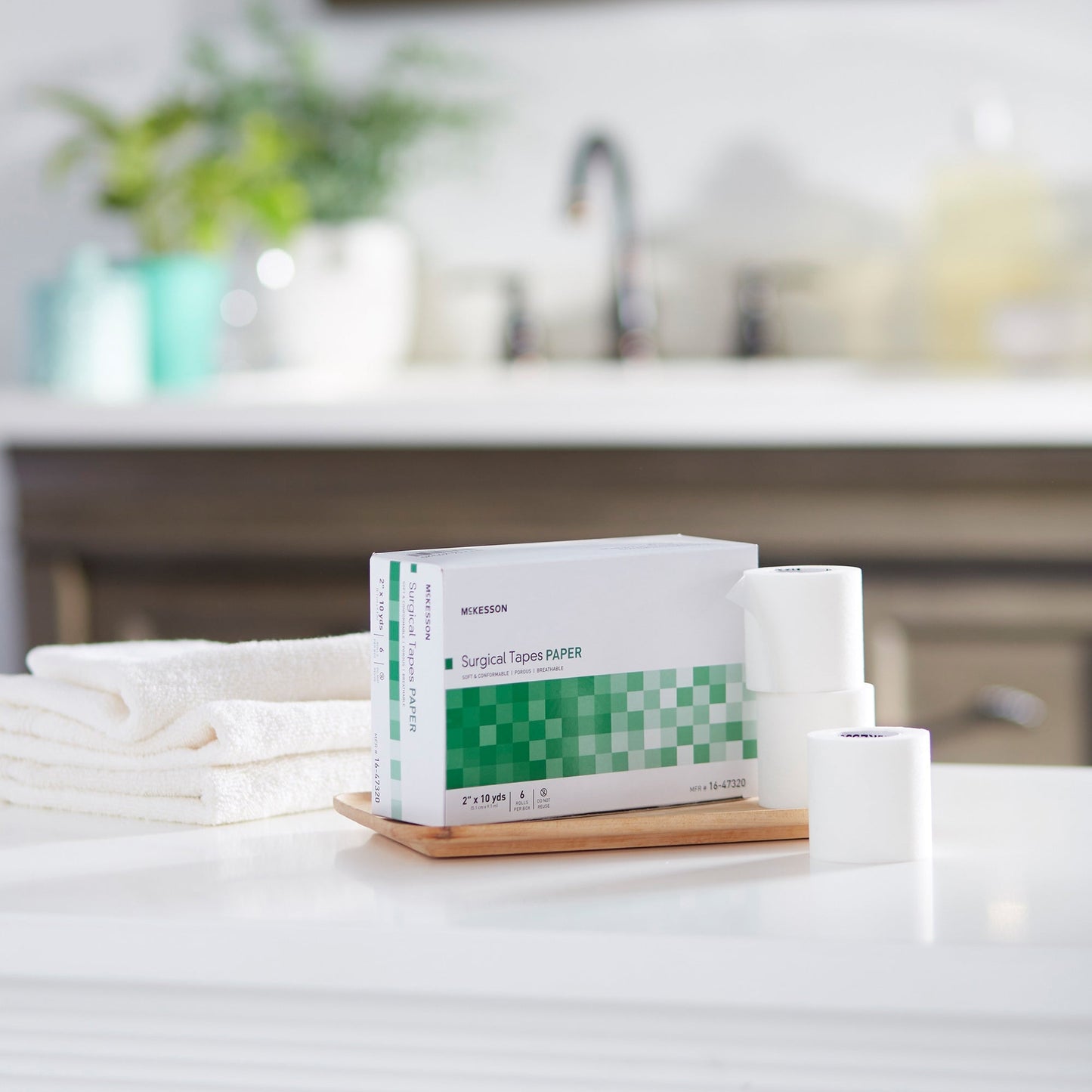 Medical Tape McKesson White 2 Inch X 10 Yard Paper NonSterile, Packaging Type- Box