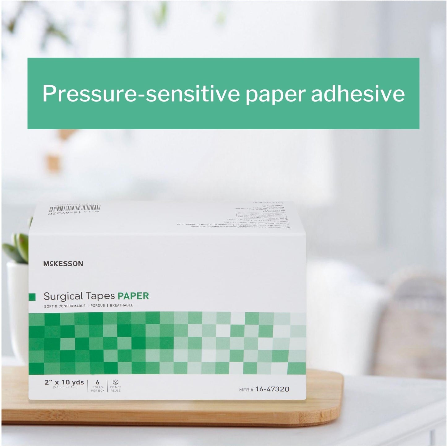 Medical Tape McKesson White 2 Inch X 10 Yard Paper NonSterile, Packaging Type- Box