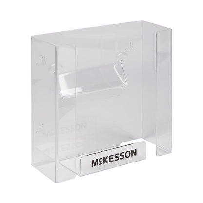 Glove Box Holder McKesson Horizontal or Vertical Mounted 2-Box Capacity Clear 4 X 10 X 10-3/4 Inch Plastic, Packaging Type- Each