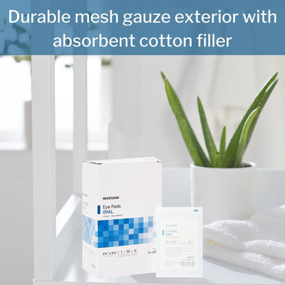 Eye Pad McKesson 2-1/8 X 2-5/8 Inch Sterile 1 per Pack, Packaging Type- Box