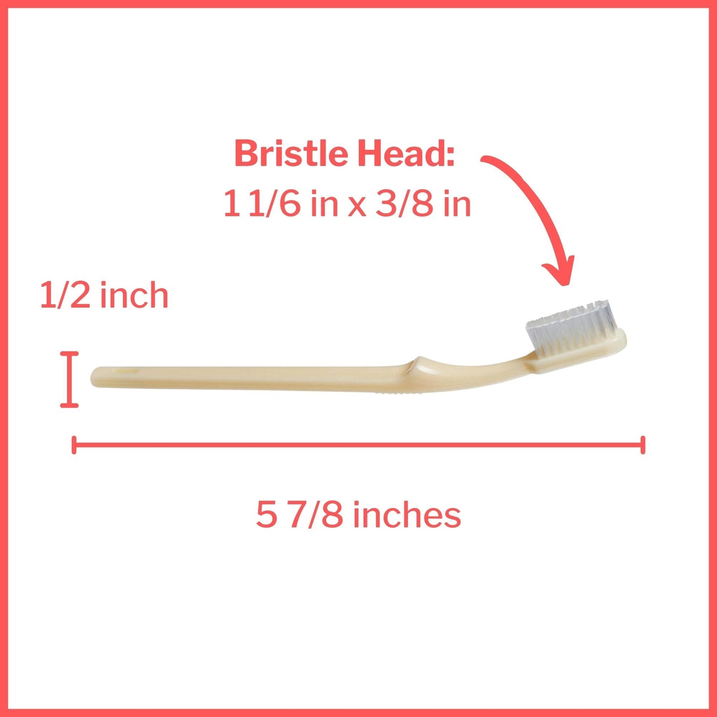 Toothbrush McKesson Ivory Adult Medium, Packaging Type- Box