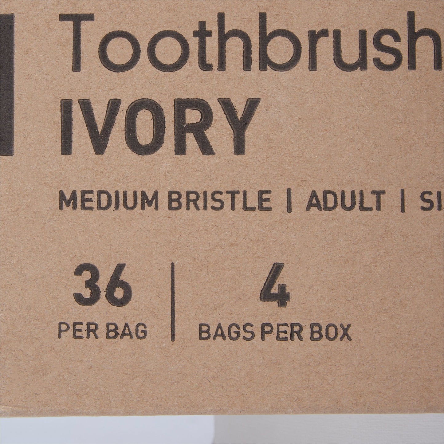 Toothbrush McKesson Ivory Adult Medium, Packaging Type- Each