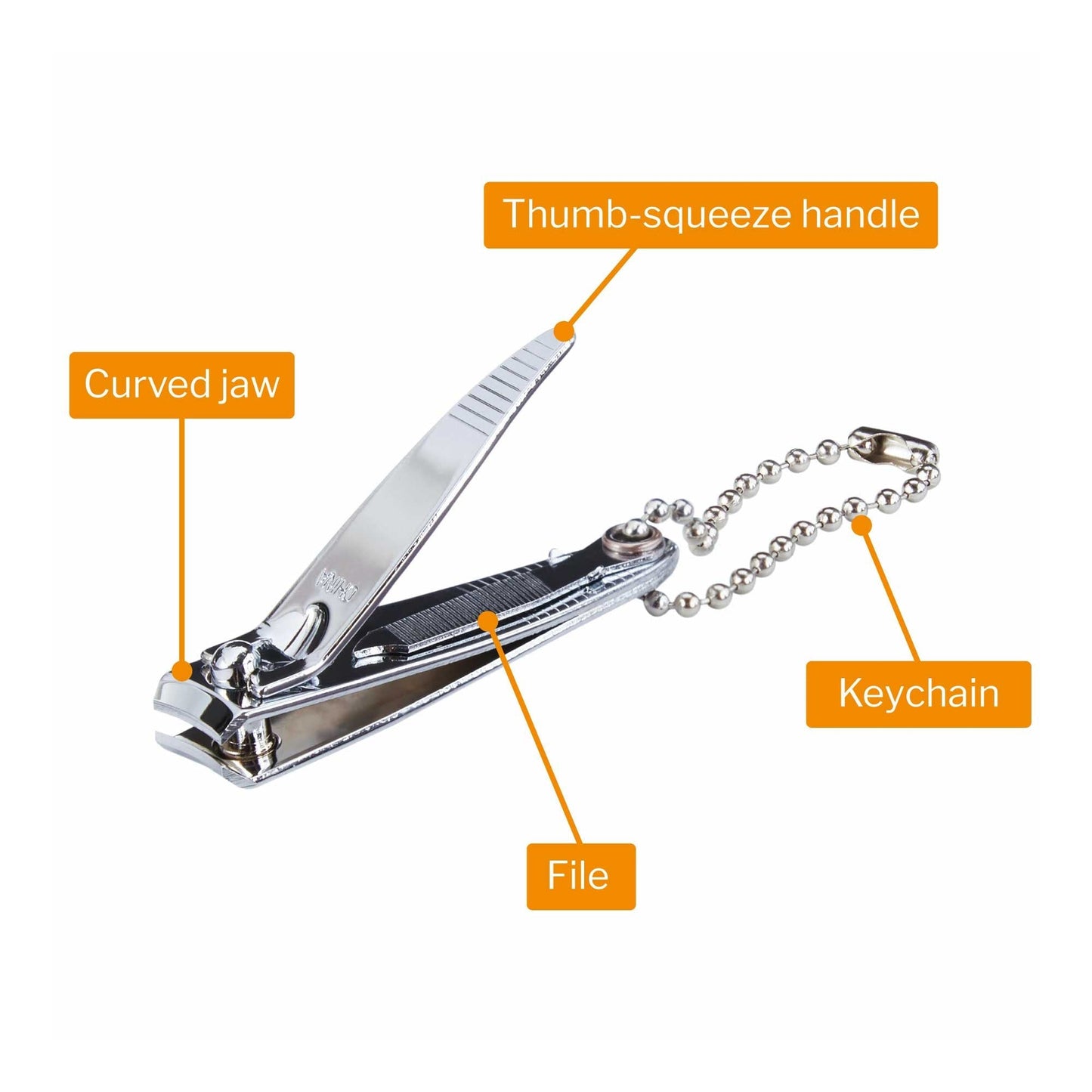 Fingernail Clippers McKesson Thumb Squeeze Lever, Packaging Type- Box