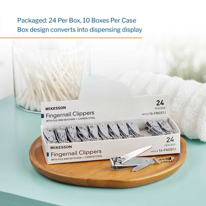 Fingernail Clippers McKesson Thumb Squeeze Lever, Packaging Type- Box